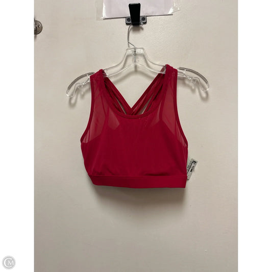 Athletic Bra By Fabletics In Red, Size: M
