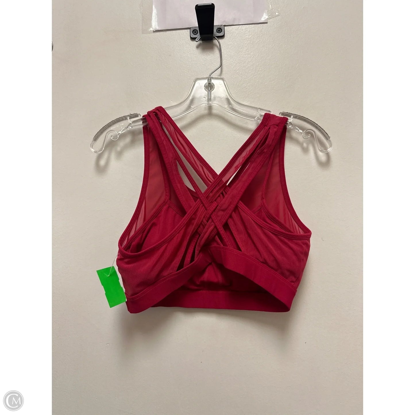 Athletic Bra By Fabletics In Red, Size: M