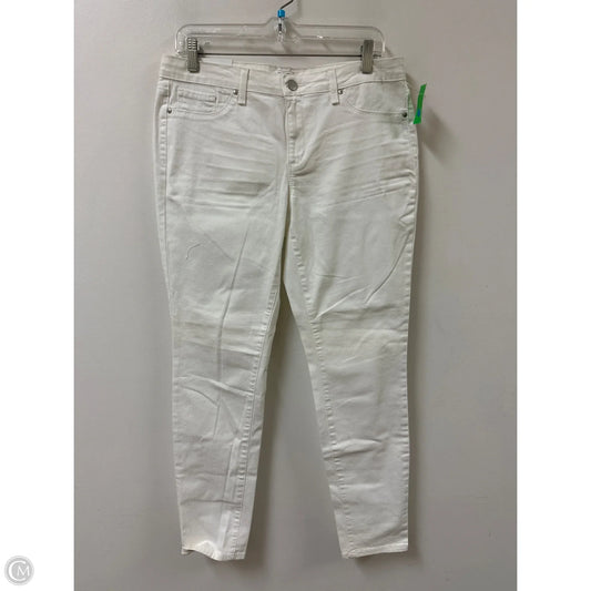 Jeans Skinny By Jessica Simpson In White Denim, Size: 10