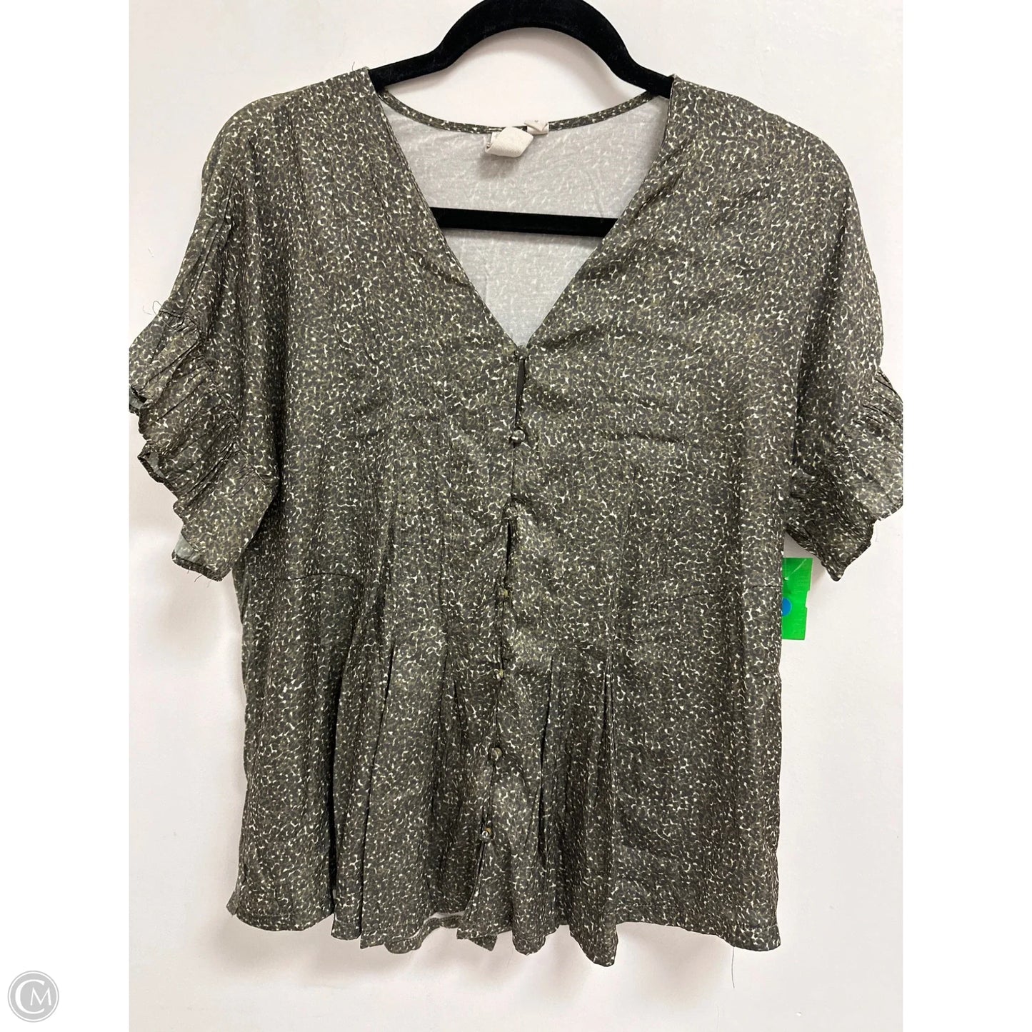 Top Short Sleeve By Dolan Left Coast In Green, Size: M