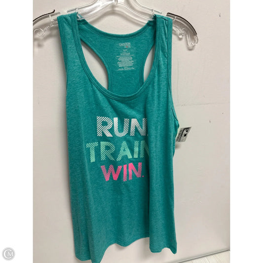 Athletic Tank Top By Danskin Now In Teal, Size: L