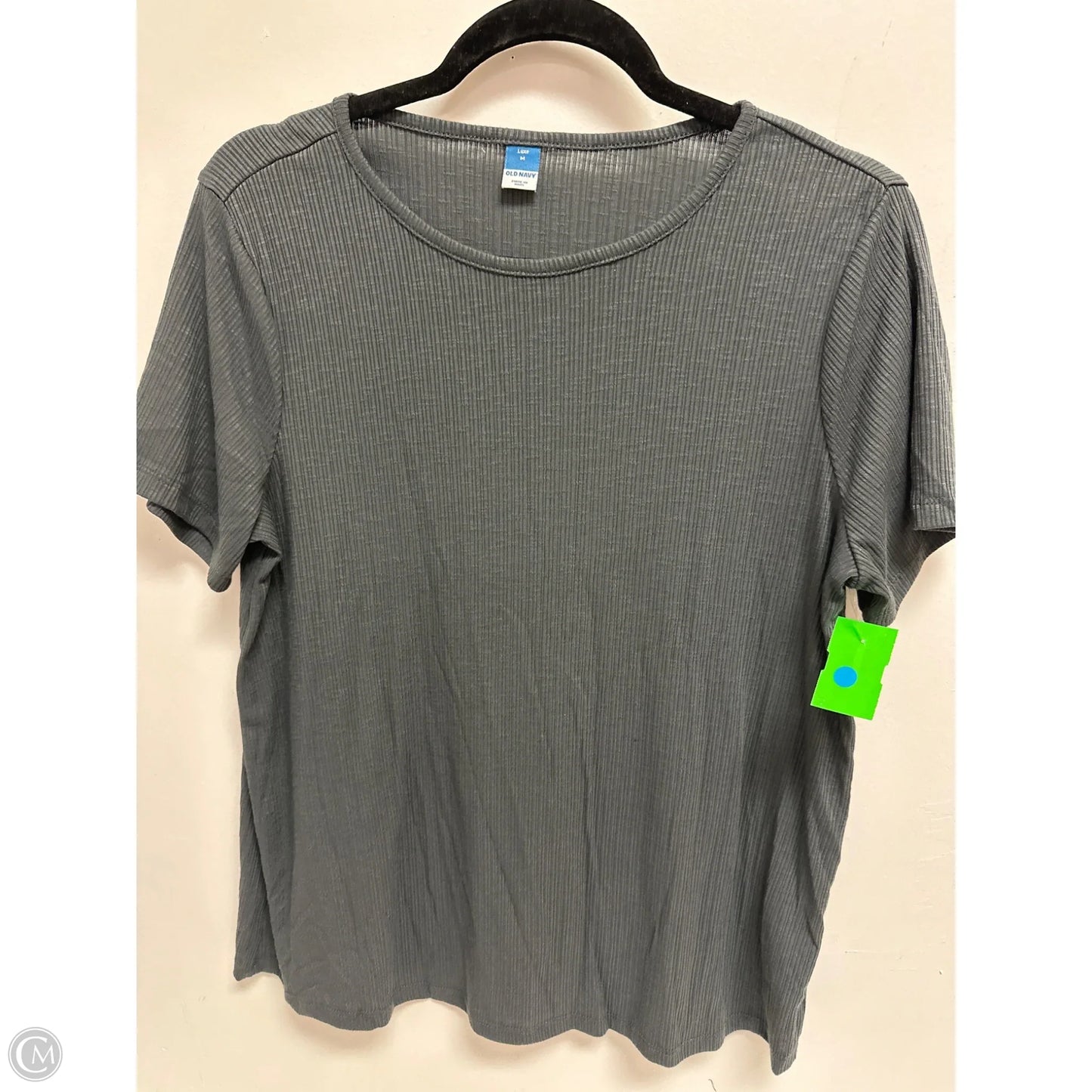 Top Short Sleeve By Old Navy In Grey, Size: M