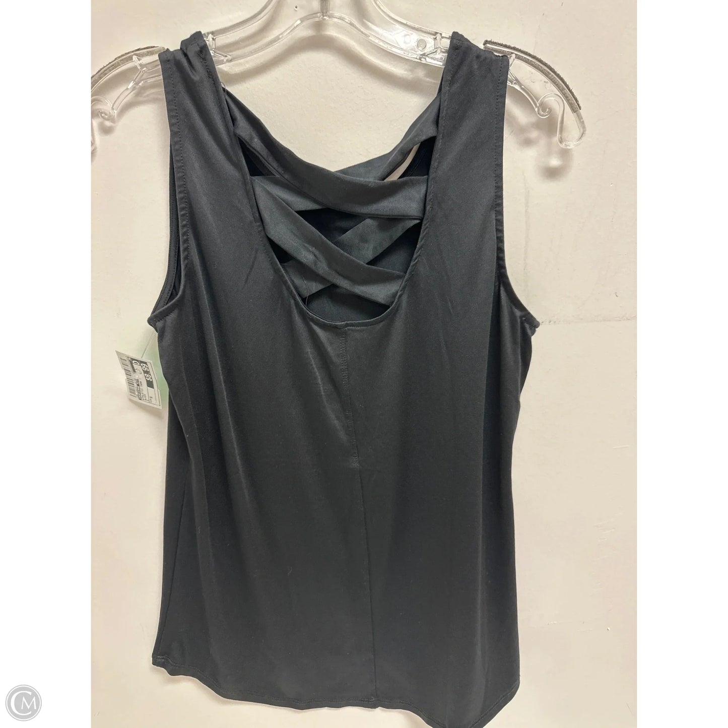 Athletic Tank Top By Adrienne Vittadini In Black, Size: S