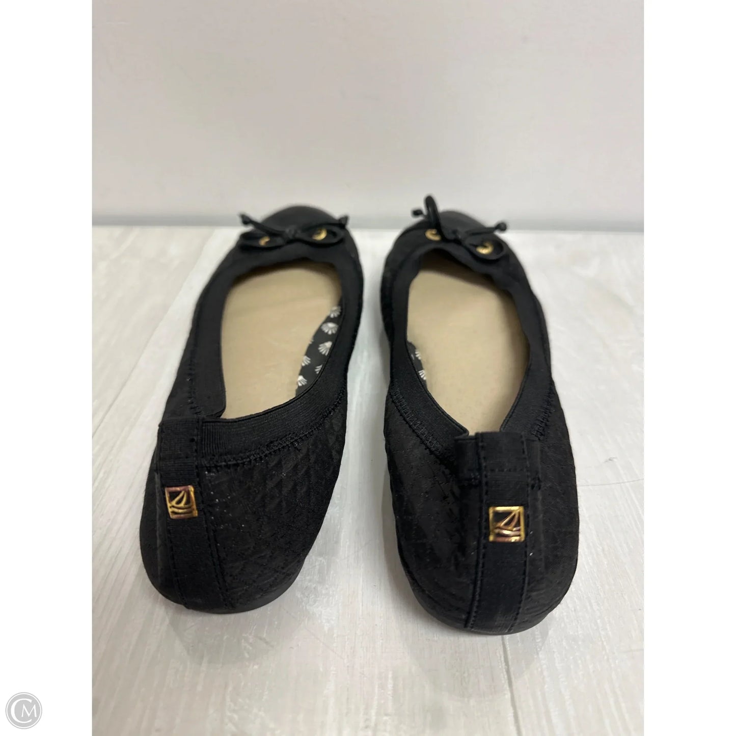 Shoes Flats By Sperry In Black, Size: 9.5