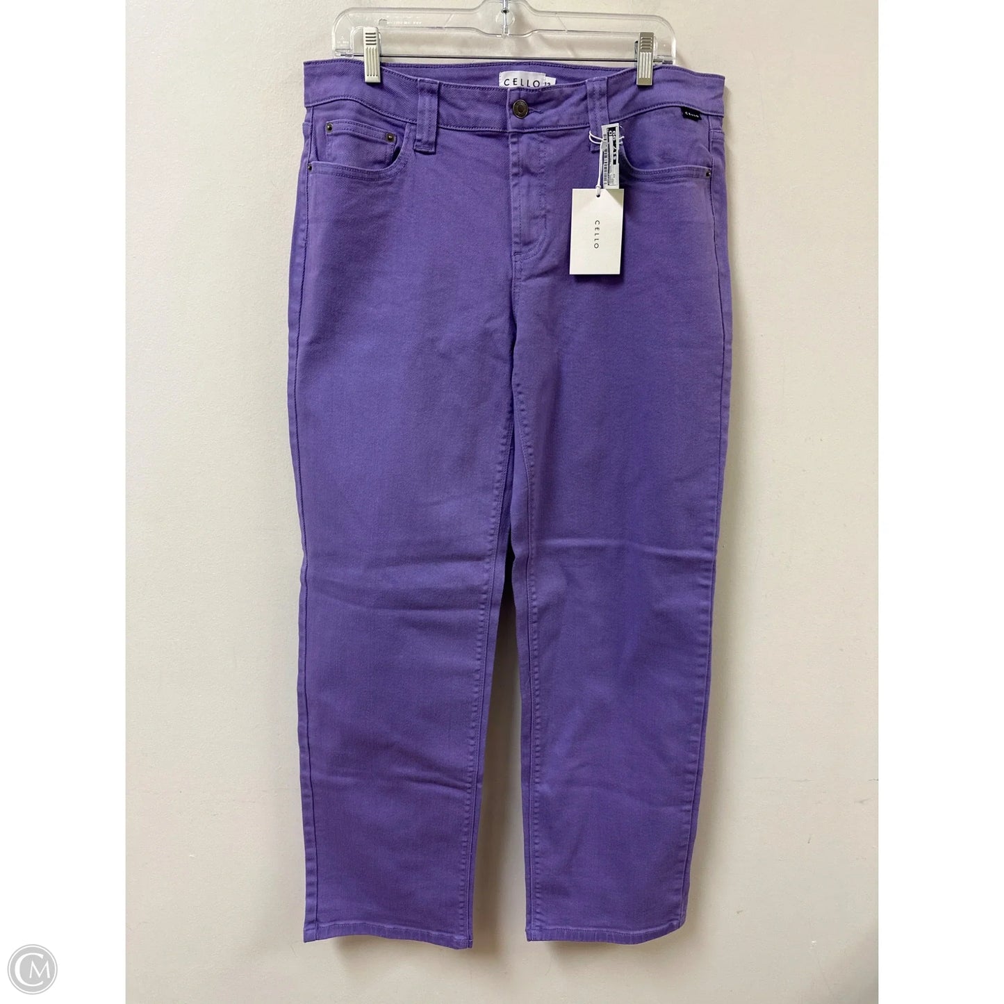 Jeans Wide Leg By Cello In Purple Denim, Size: 12