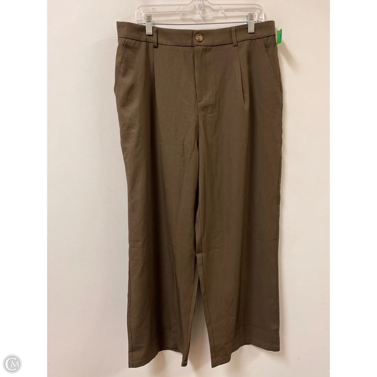 Pants Wide Leg By Clothes Mentor In Brown, Size: 16