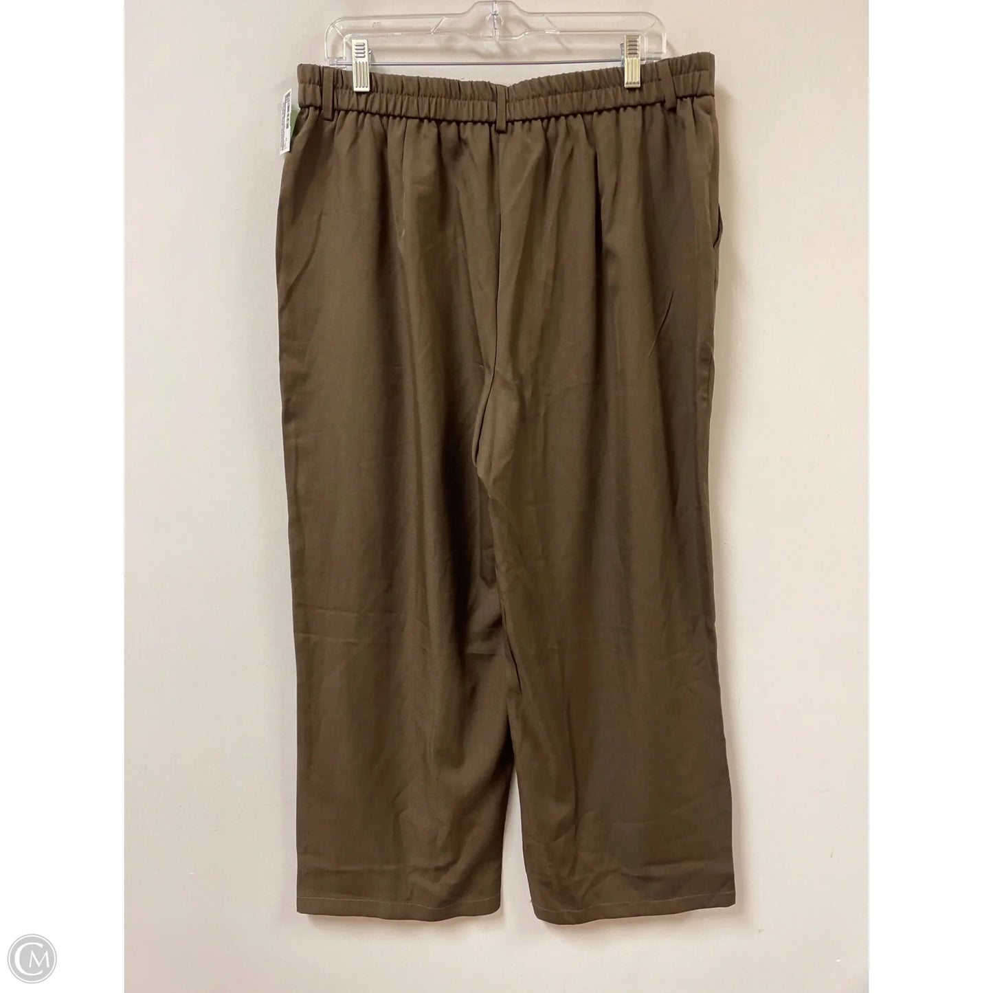 Pants Wide Leg By Clothes Mentor In Brown, Size: 16