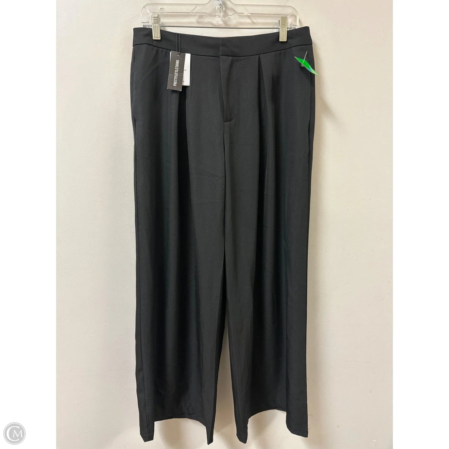 Pants Wide Leg By Pretty Little Thing In Black, Size: 6