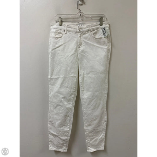Jeans Skinny By Jessica Simpson In White Denim, Size: 10