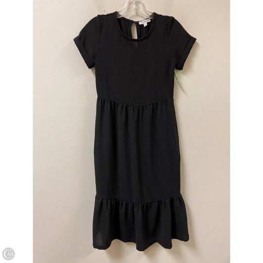 Dress Casual Midi By Socialite In Black, Size: Xs