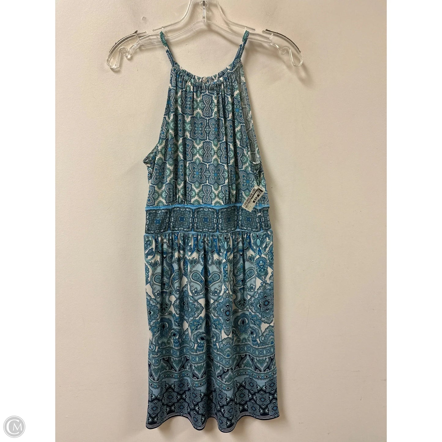 Dress Casual Short By London Times In Blue & White, Size: S