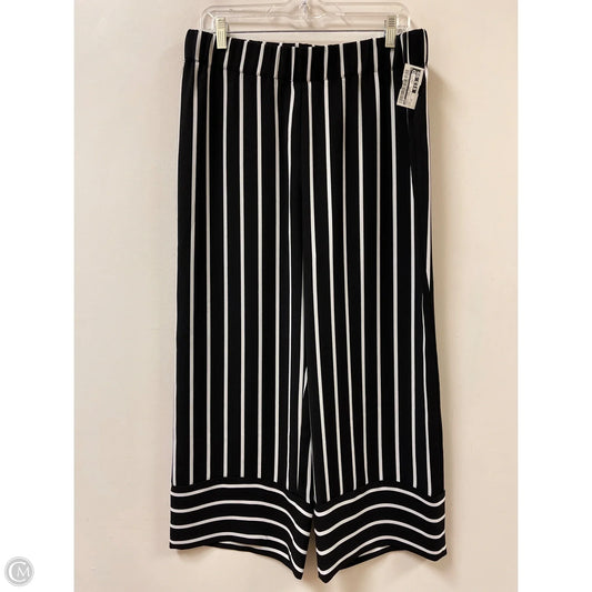 Pants Wide Leg By Inc In Black & White, Size: 12