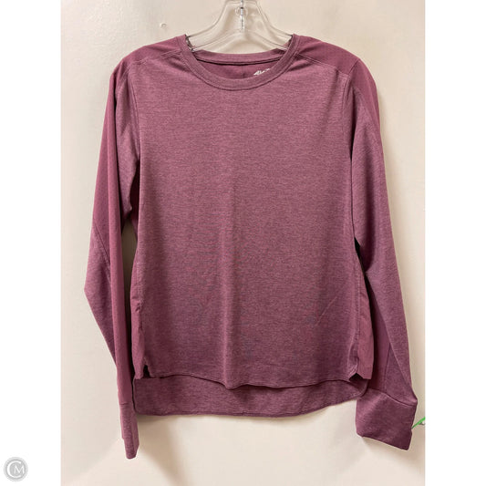 Athletic Top Long Sleeve Crewneck By Avia In Purple, Size: S