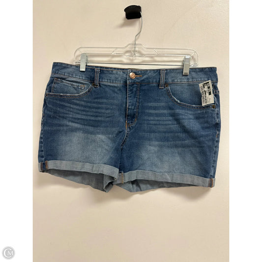 Shorts By Time And Tru In Blue Denim, Size: 16