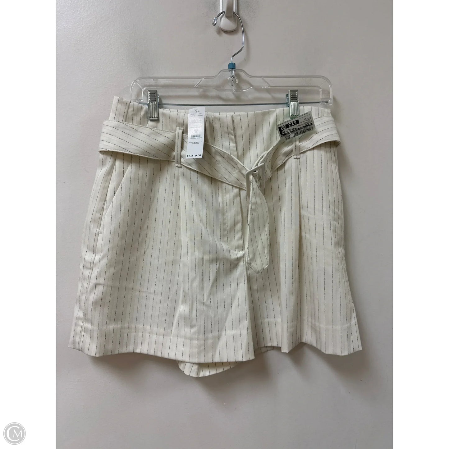 Shorts By White House Black Market In Striped Pattern, Size: 10