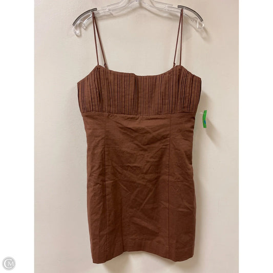 Dress Casual Short By Maeve In Brown, Size: M