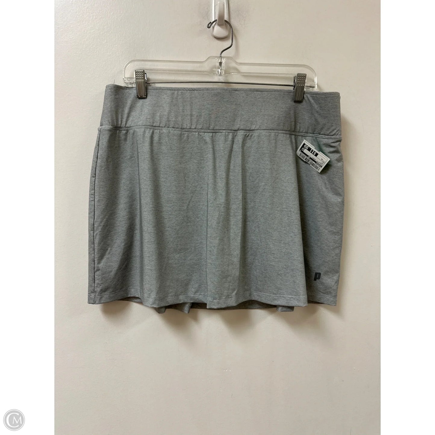 Athletic Skort By Prince In Grey, Size: Xl