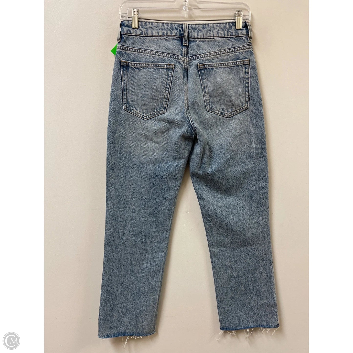 Jeans Straight By Mng In Blue Denim, Size: 2