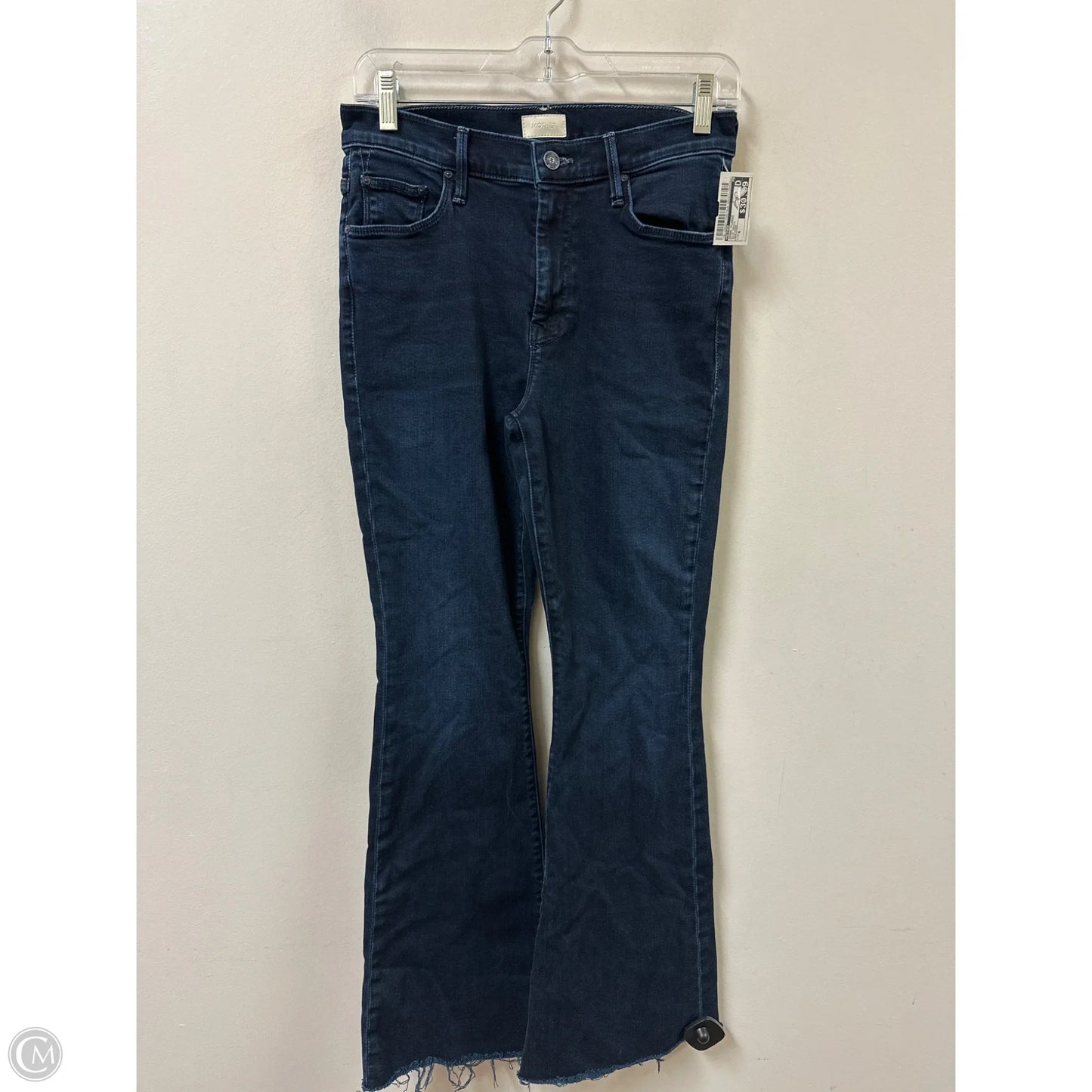 Jeans Flared By Mother In Blue Denim, Size: 6