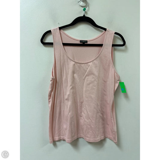 Tank Top By Talbots In Pink, Size: Lp