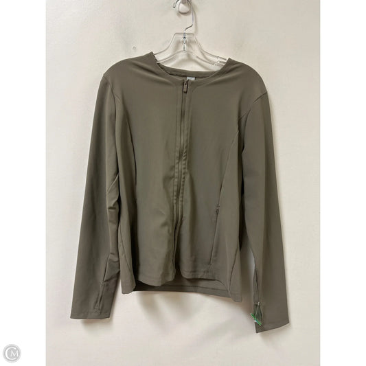 Athletic Jacket By Victorias Secret In Brown, Size: Xl