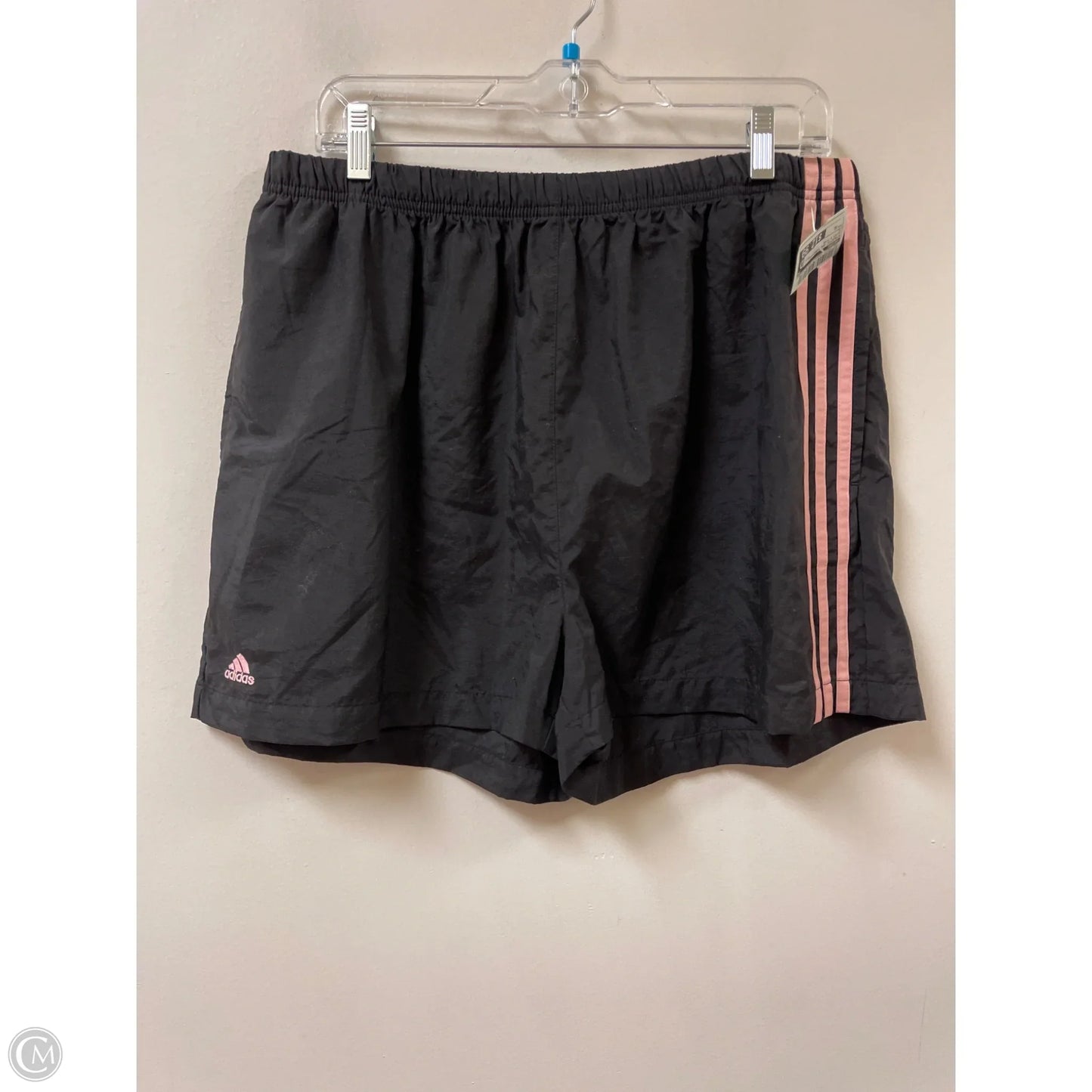 Athletic Shorts By Adidas In Black & Pink, Size: Xl