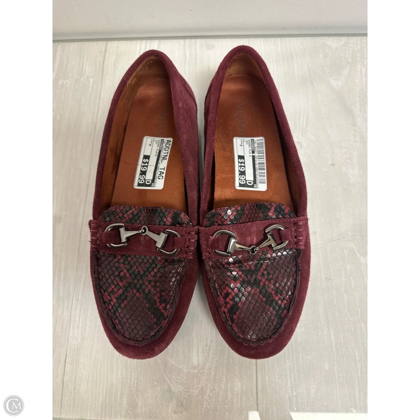 Shoes Flats By Vionic In Red, Size: 9