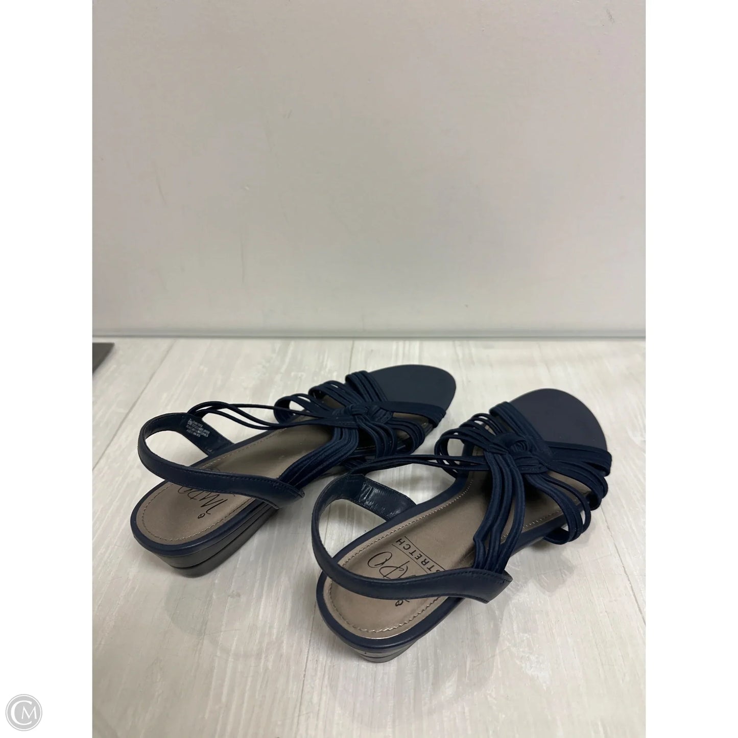 Sandals Heels Wedge By Impo In Navy, Size: 8