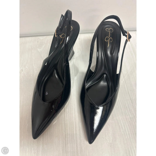 Sandals Heels Wedge By Jessica Simpson In Black, Size: 11