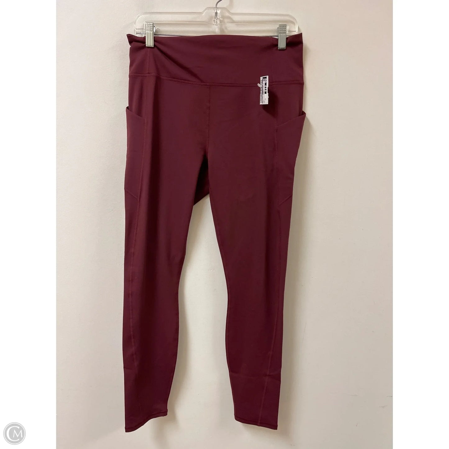 Athletic Leggings By Fabletics In Red, Size: Xl