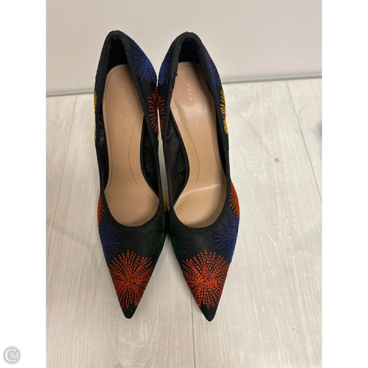 Shoes Heels Stiletto By Zara In Multi-colored, Size: 10.5