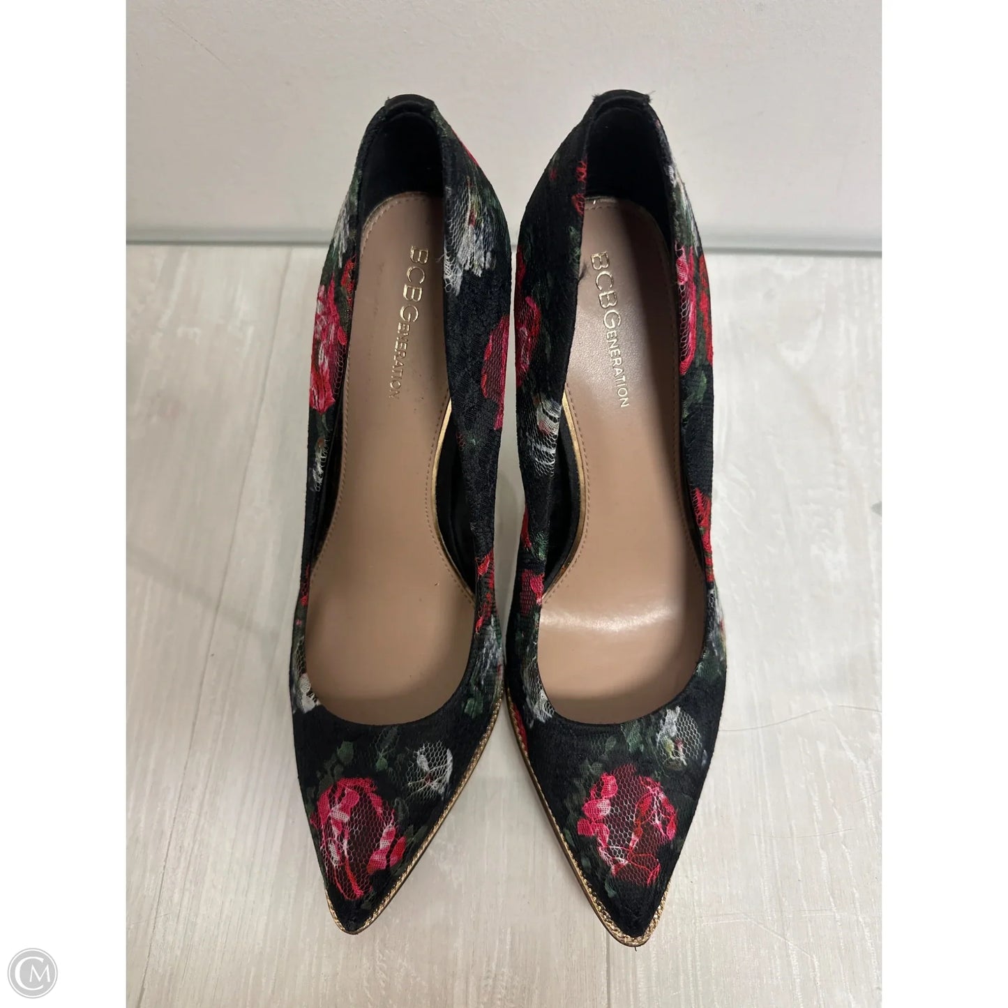 Shoes Heels Stiletto By Bcbgeneration In Floral Print, Size: 10