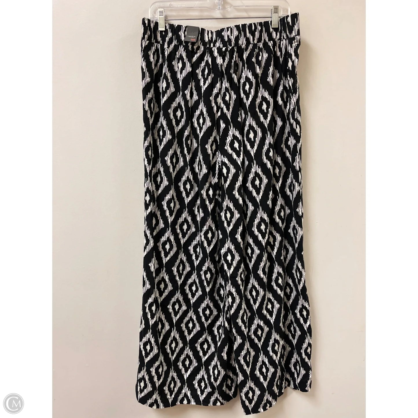 Pants Wide Leg By Torrid In Black & White, Size: 12