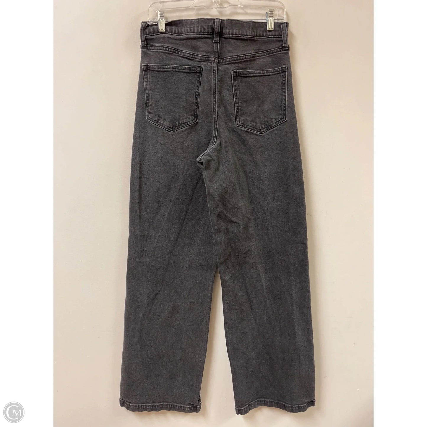 Jeans Wide Leg By Gap In Grey Denim, Size: 12