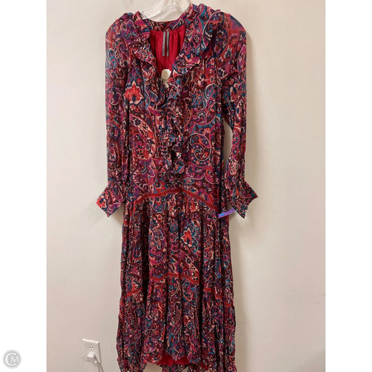 Dress Casual Maxi By Anthropologie In Purple, Size: Xs