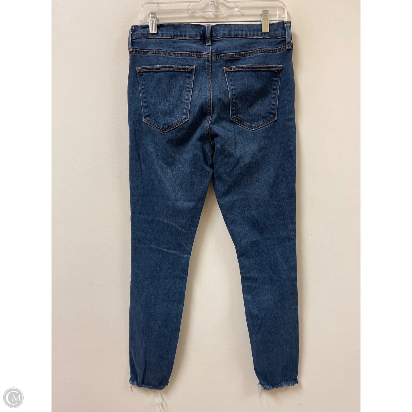 Jeans Skinny By Gap In Blue Denim, Size: 10