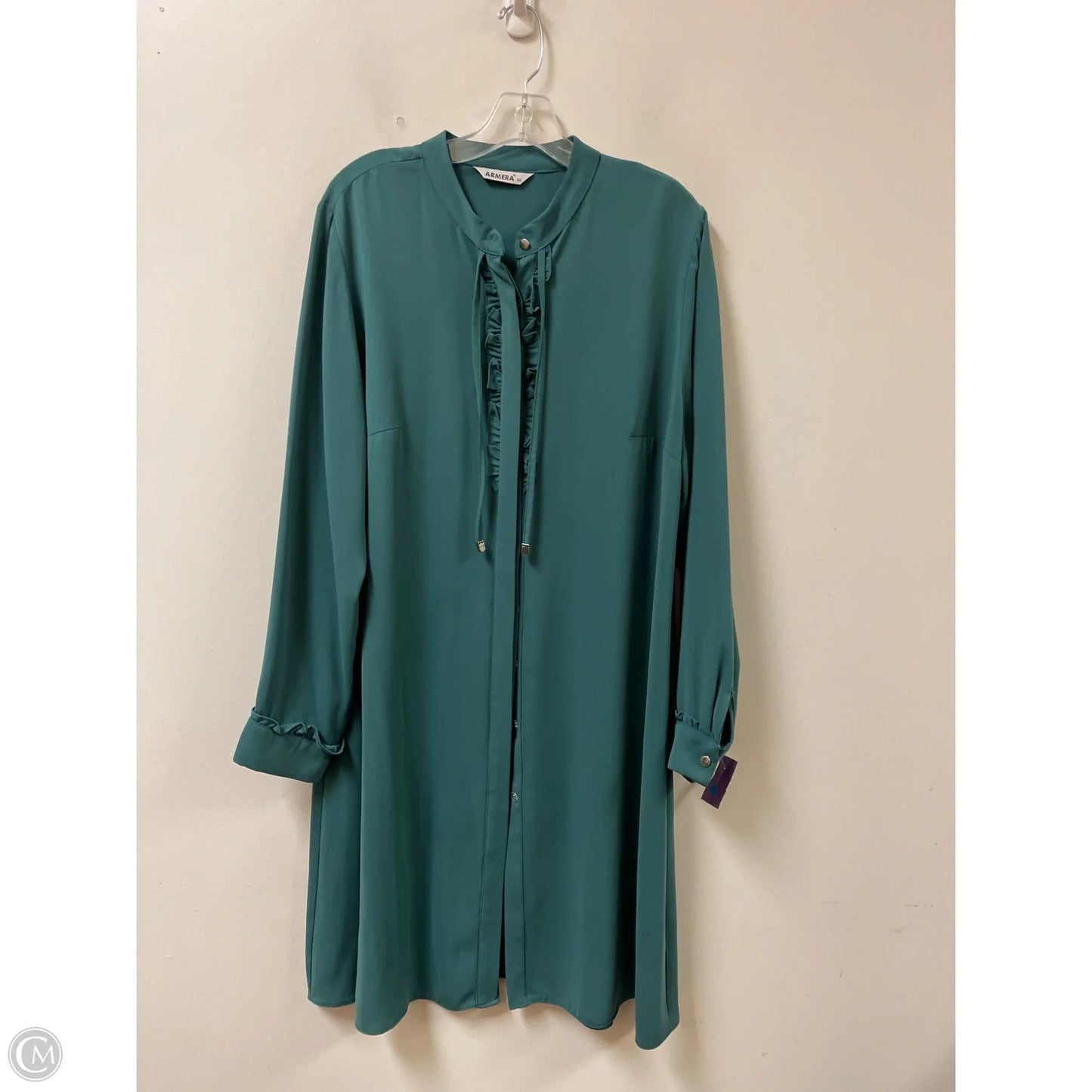 Dress Casual Midi By Clothes Mentor In Green, Size: Xl