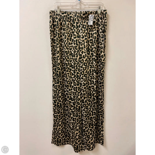 Pants Wide Leg By Haute Monde In Animal Print, Size: 16