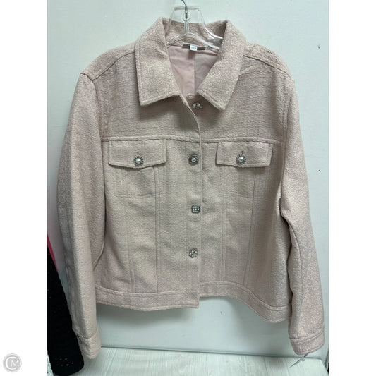 Jacket Other By Chicos In Pink, Size: 1x