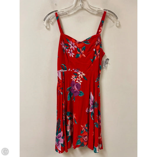 Dress Casual Short By Old Navy In Red, Size: Xs