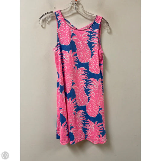 Dress Designer By Lilly Pulitzer In Blue & Pink, Size: Xs