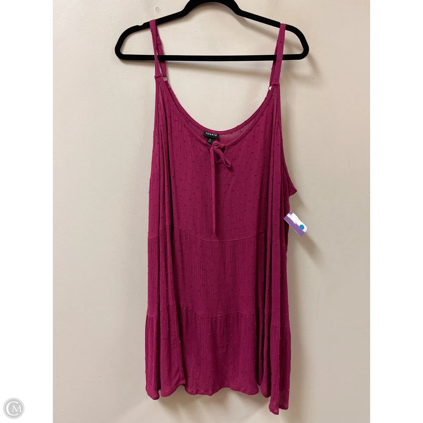Top Sleeveless By Torrid In Purple, Size: 4x