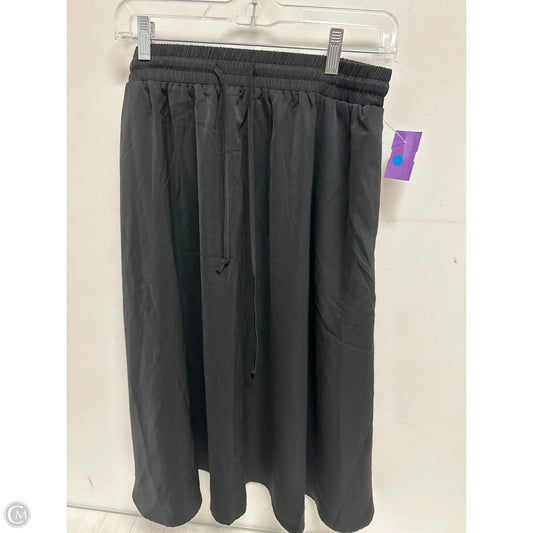 Skirt Midi By Clothes Mentor In Black, Size: 12
