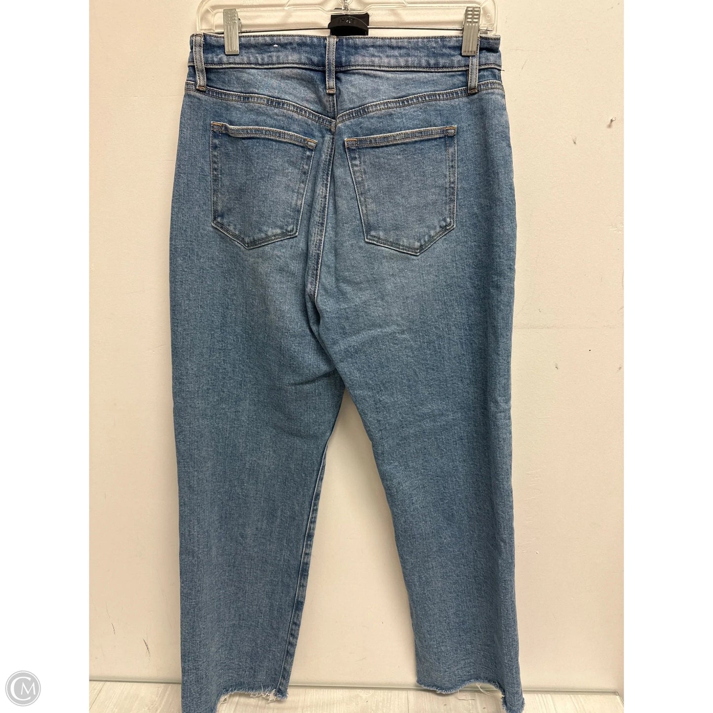 Jeans Straight By Loft In Blue Denim, Size: 4