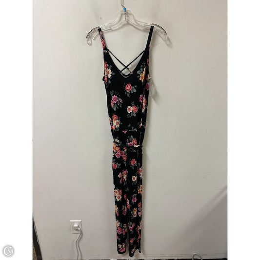 Jumpsuit By Pink Rose In Floral Print, Size: S