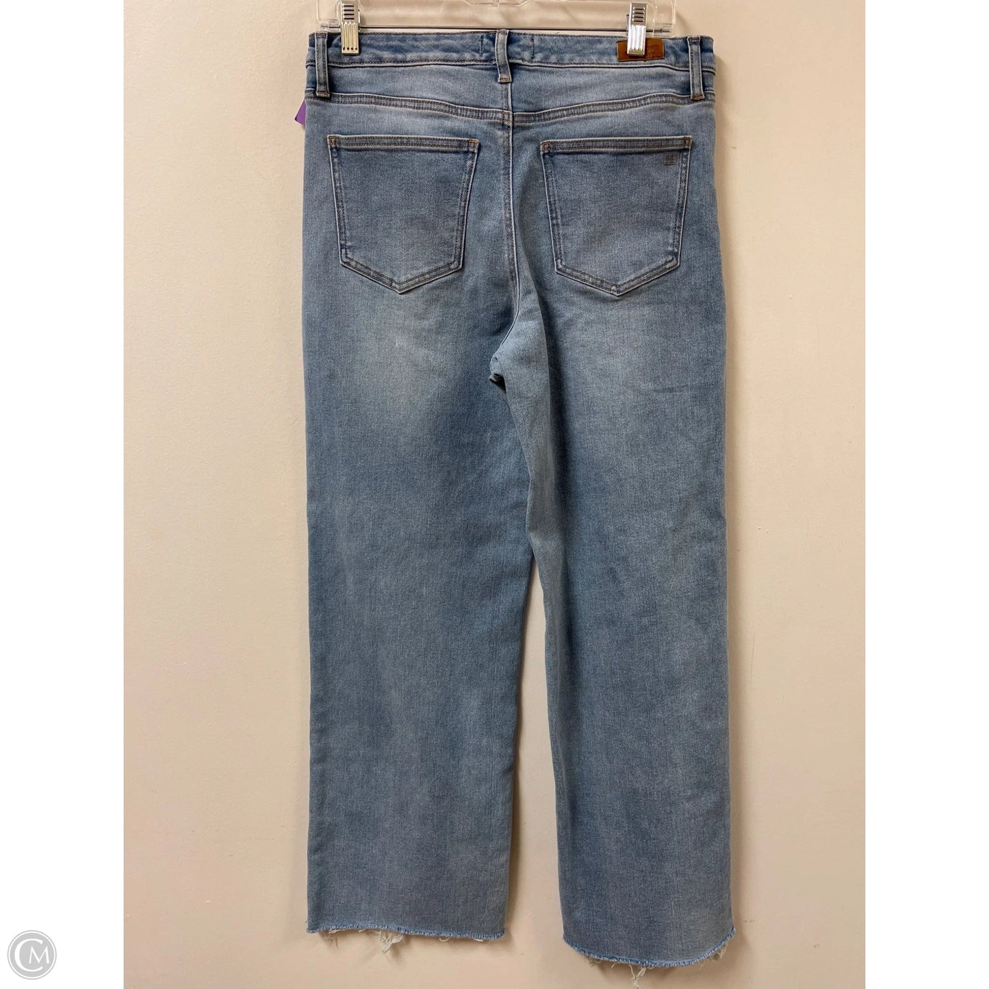 Jeans Flared By Crown And Ivy In Blue Denim, Size: 8