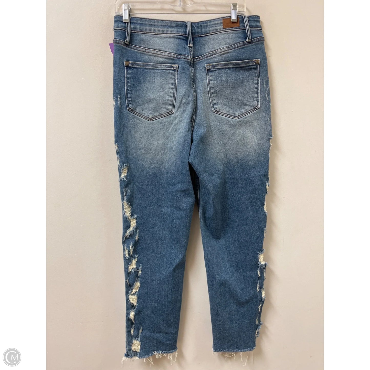 Jeans Straight By Judy Blue In Blue Denim, Size: 8
