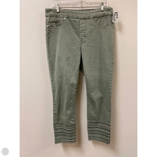 Jeans Skinny By Clothes Mentor In Green Denim, Size: 12