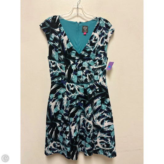Dress Casual Short By Vince Camuto In Black & Blue, Size: L