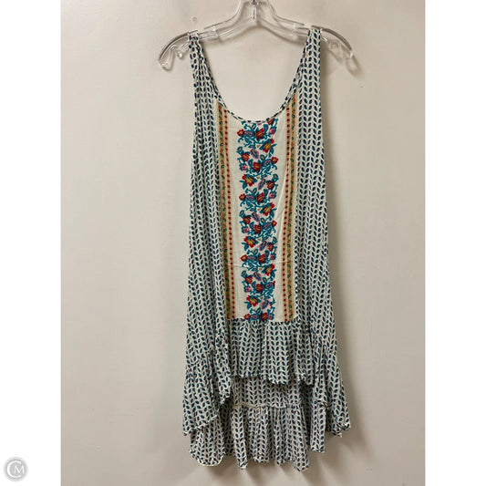 Tunic Sleeveless By Jodifl In Blue & Pink, Size: S